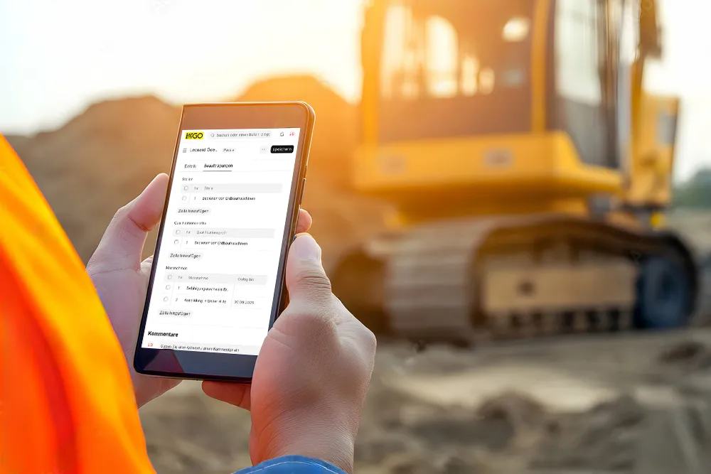 SafetyGO Mobile-App im Einsatz auf der Baustelle: Gefährdungsbeurteilung auf dem Handy